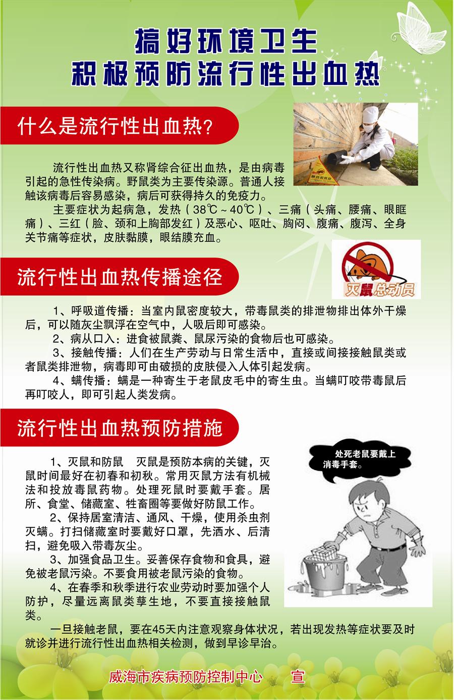 肾综合征出血热宣传画